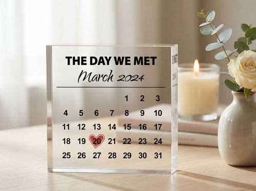 Personlig Kärlekskalender i Akryl
